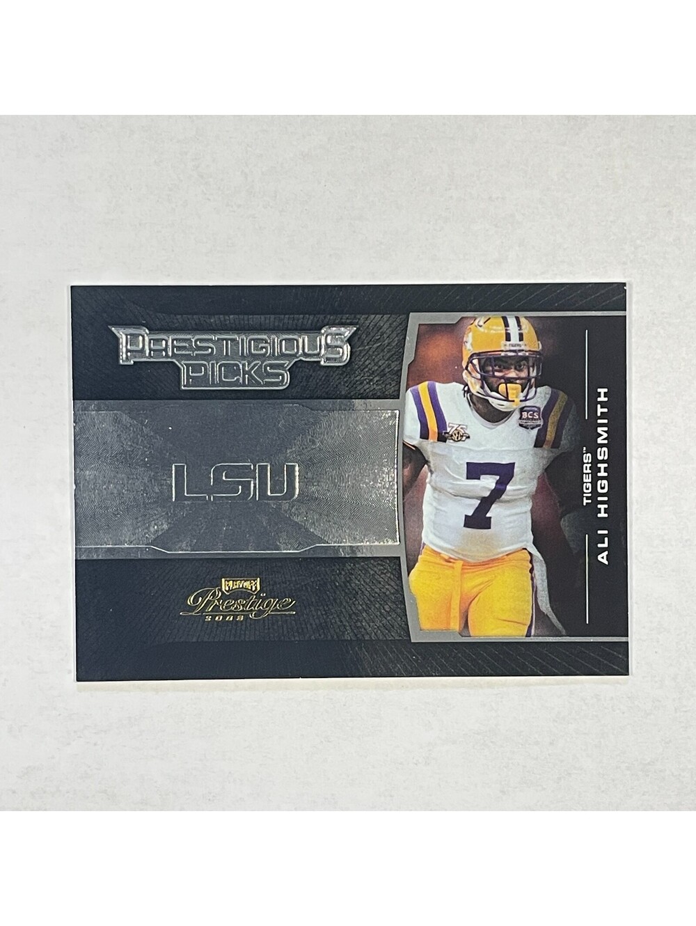 2008 Playoff Prestige Prestigious Picks #PPI19 Ali Highsmith LSU Card